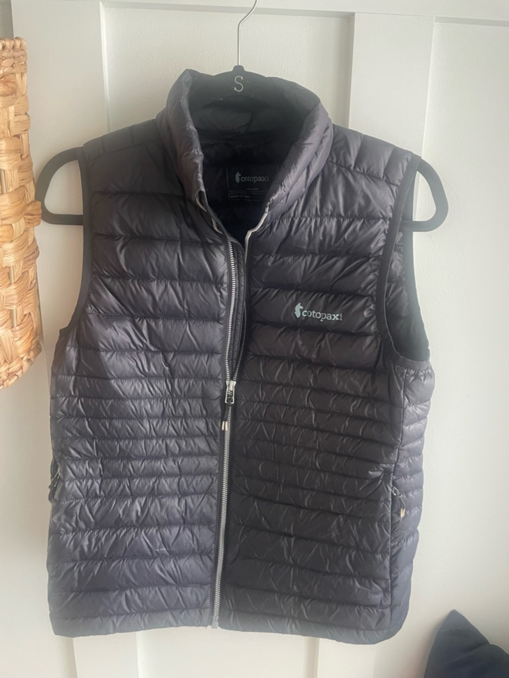 cotopaxi Black Quilted Down-Style Vest